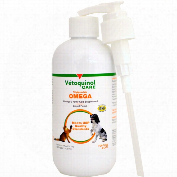 Vetoquinol Care Triglyceride Omega-3 Fatty Acid Liquid (8 Oz)