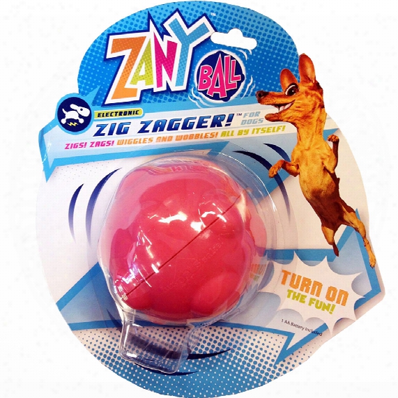 Zany Bunch Zany Ball - Electronic Dog Toy (assorted Colors)