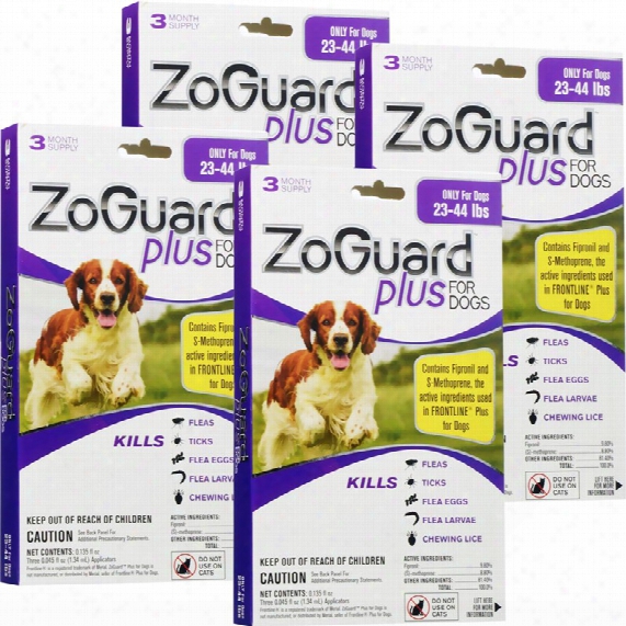 Zoguard Plus For Dogs 23-44 Lbs (12 Pack)