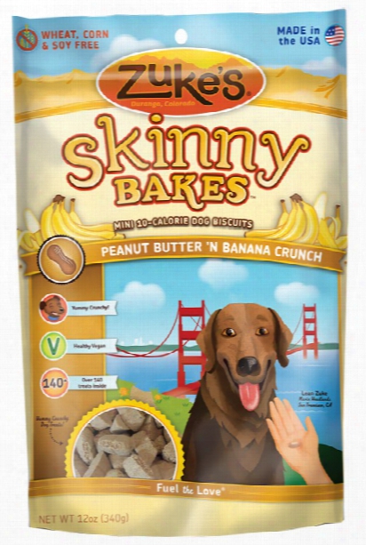 Zukes Skinny Bakes Peanut Butter & Banana (12 Oz)
