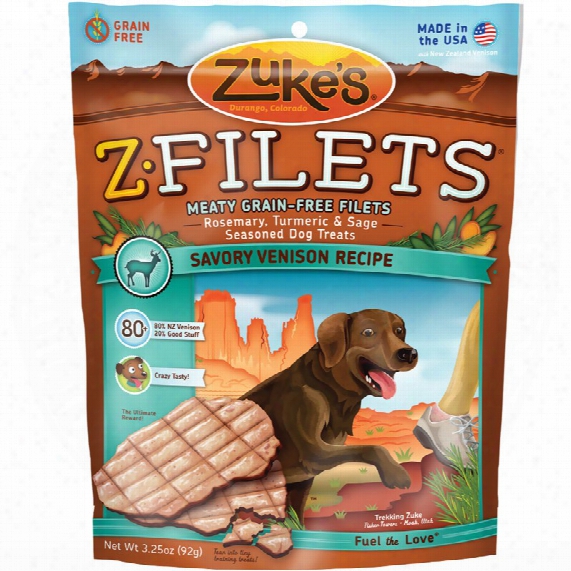 Zuke's Z-filets Select Slices - Venison (3.25 Oz)