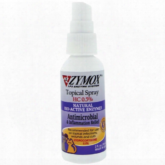 Zymox Topical Spray With 0.5% Hydrocortisone (2 Oz)