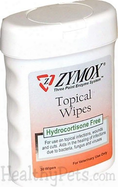 Zymox Topical Wipes With Out Hydrocortisone (30 Wipes)