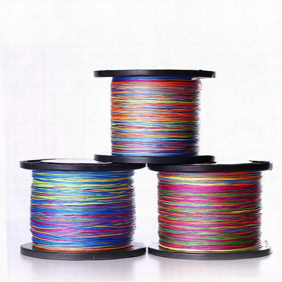Factory Outlets Multicolor 500m Pe Sea Fishing Mainline Fishing Line Ultra High Tensile Strength High Wear Braid Line