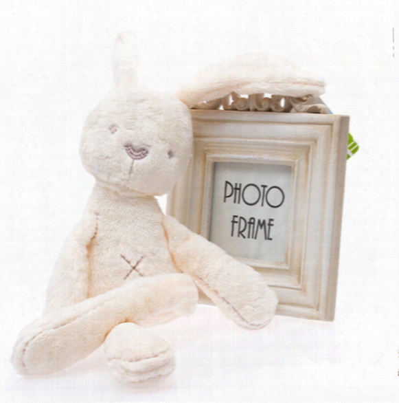 Wholesale- 2016 1pcs/lot 43cm Baby Soft Cotton Mini Plush Rabbit Model Stuffed Brinquedos Oys For Children Birthday New Year Gifts