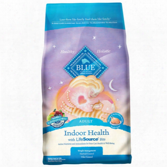 Blue Buffalo Healthy Living Indoor Chicken & Brown Rice Recipe For Cats (15 Lb)