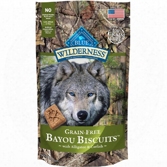 Blue Buffalo Wilderness Bayou Biscuits - Alligator & Catfish (8 Oz)