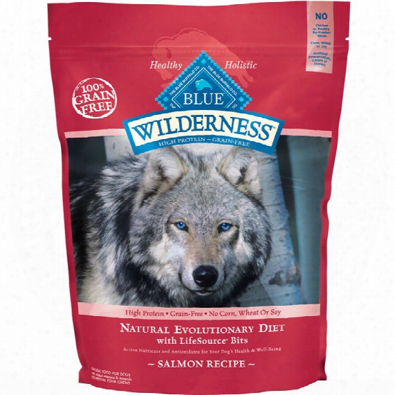 Blue Buffalo Wilderness Grain Free - Salmon Recipe For Dogs - 24 Lbs