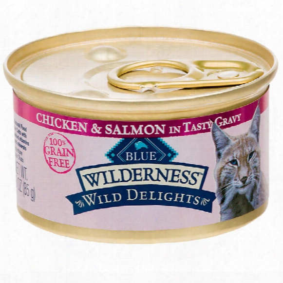 Blue Buffalo Wilderness Grain-free Wild Delights Chicken & Salmon Recipe (24x3oz)
