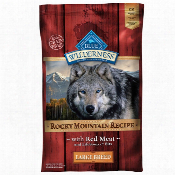 Blue Buffalo Wilderness Rocky Mountain Large Breed - Red Meat (22 Lb)