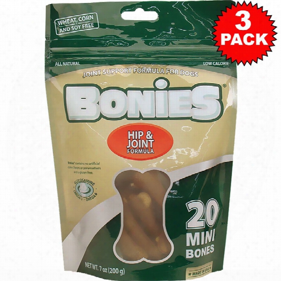 Bonies Hip & Joint Health Multi-pack Mini 3-pack (60 Bones)