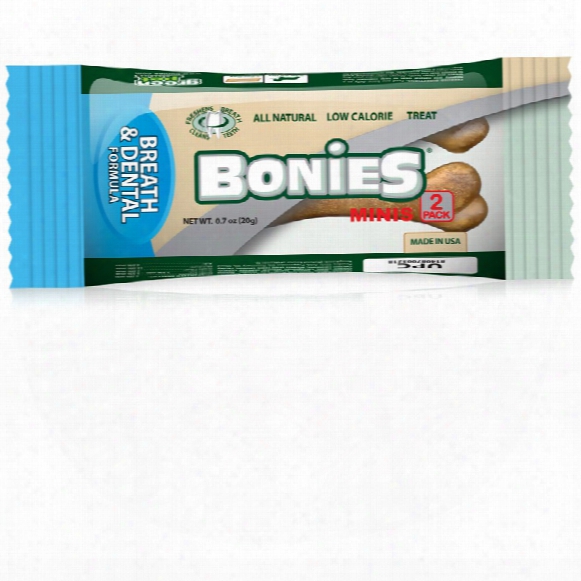 Bonies Natural Dental Health Minis 2 Bone Pack (0.7 Oz)