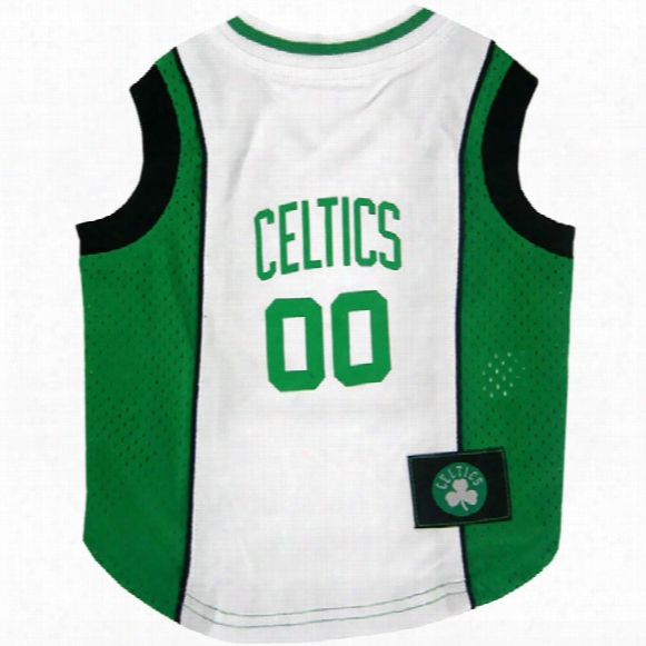 Boston Celtics Dog Jersey - Large