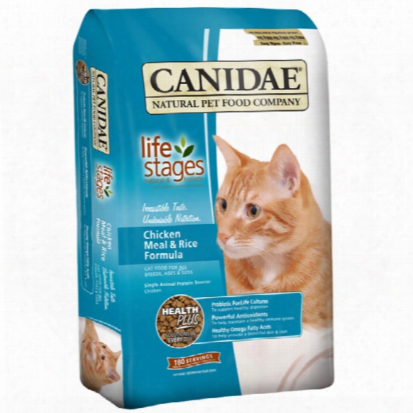 Canidae Life Stages Indoor Chicken Rice Cat Food (15 Lb)