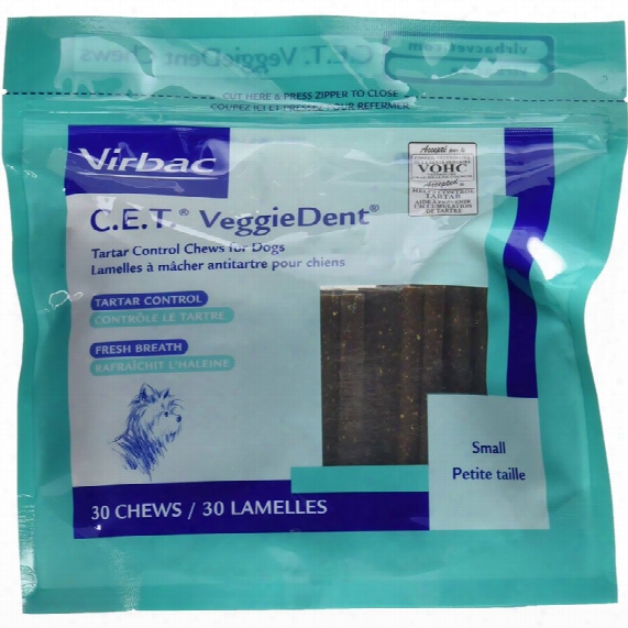Cet Veggiedent Chews For Small Dogs (30 Chews)