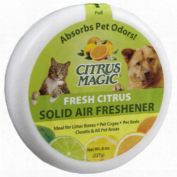 Citrus Magic Pet Odor Absorbing Solid Air Freshener - Fresh Citrus (8 Oz)