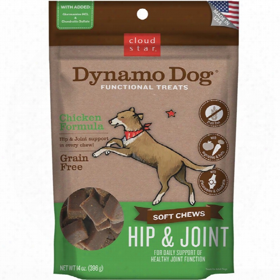 Cloud Star Dynamo Dog Functional Treats - Hip & Joint - Chicken (14 Oz)