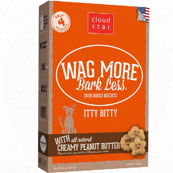 Cloud Star Itty Bitty Buddy Biscuits Peanut Butter (8 Oz)