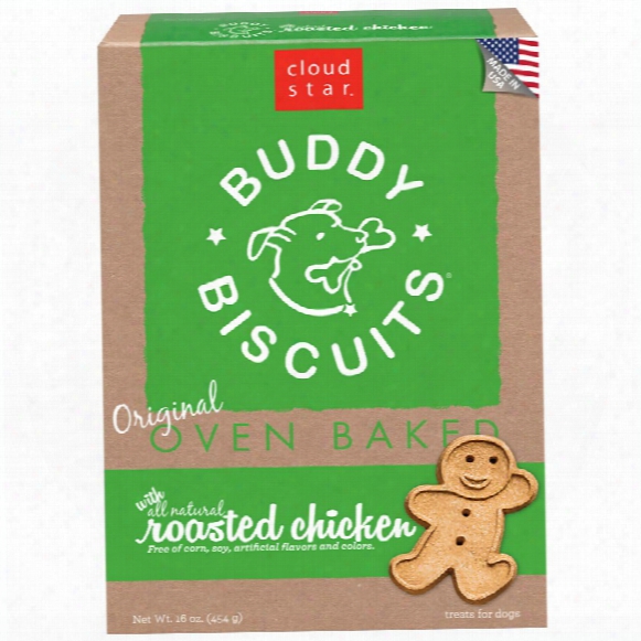 Cloud Star Original Buddy Biscuits Dog Treats Roasted Chicken (16 Oz)