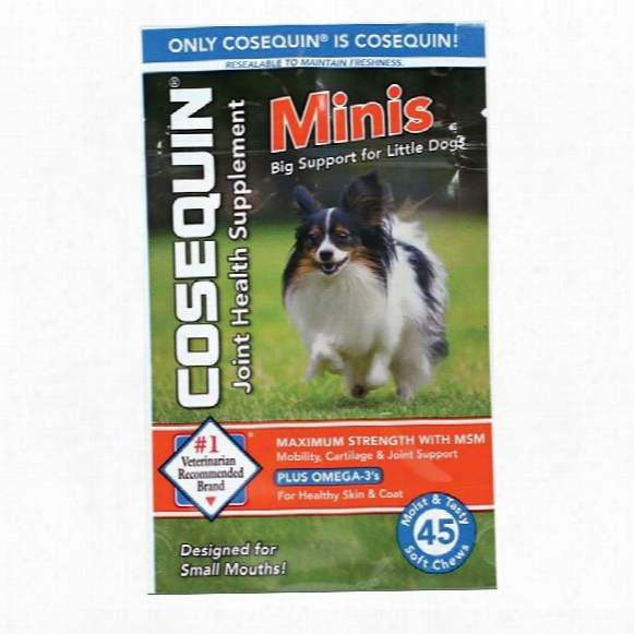 Cosequin Minis Soft Chews Maximum Strength With Msm Plus Omega-3 (45 Count)