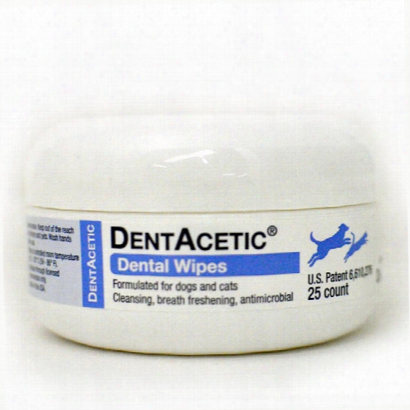Dechra Dentacetic Dental Wipes (25 Count)