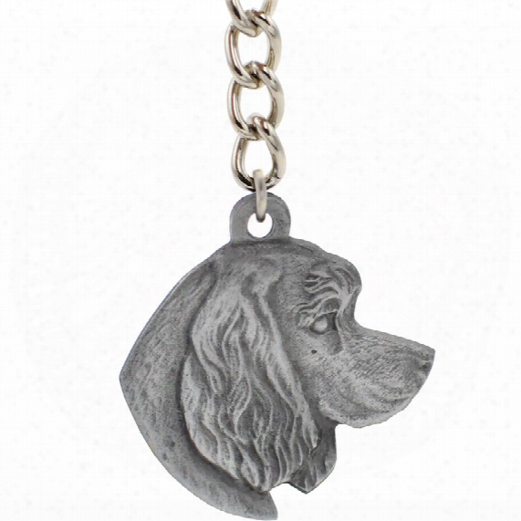 Dog Breed Keychain Usa Pewter - Cocker Spaniel (2.5&quot;)