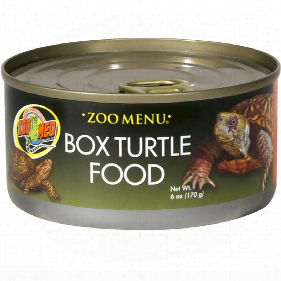 Zoo Med Box Turtle Food Canned Food (6 Oz)