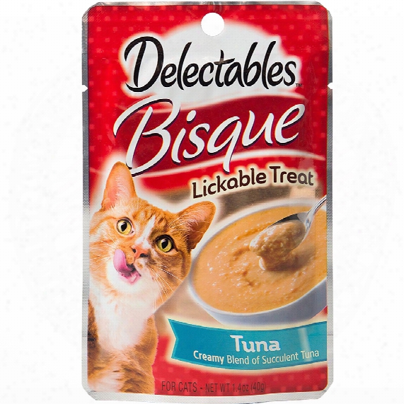 Delectables Bisque Lickable Treat For Cats - Tuna (1.4 Oz)