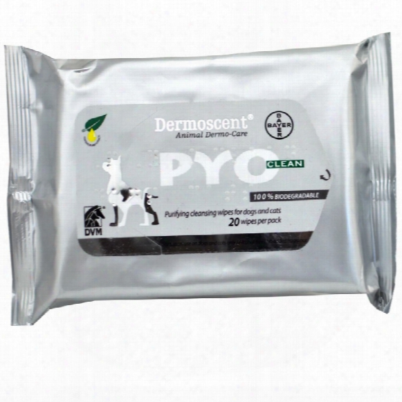 Dermoscent Pyoclean Wipes For Dogs & Cats (20 Count)