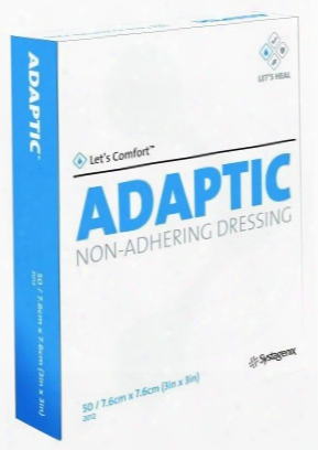 Dressing Adaptic Non-adhering Sterile (3&quot;x3&quot;) - 50 Pack