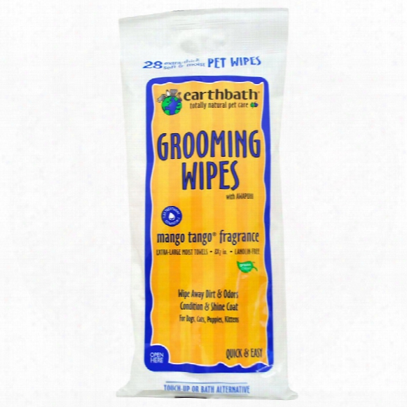 Earthbath Mango Grooming Wipes (28 Ct)