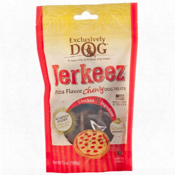 Exclusively Pet Jerkeez Dog Treats - Pizza Flavor (7 Oz)