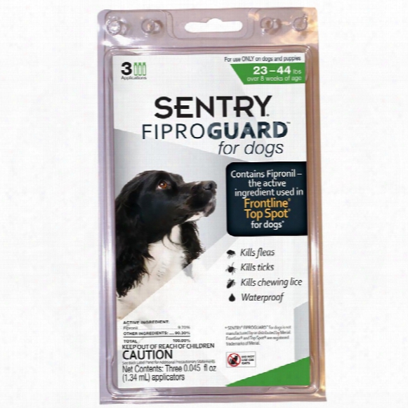 Fiproguard Flea & Tick Squeeze-on For Dogs 23-44 Lbs, 3-pack