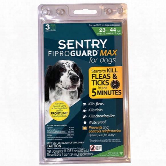 Fiproguard Max Dog Flea & Tick Squeeze-on 23-44 Lbs - 3-pack