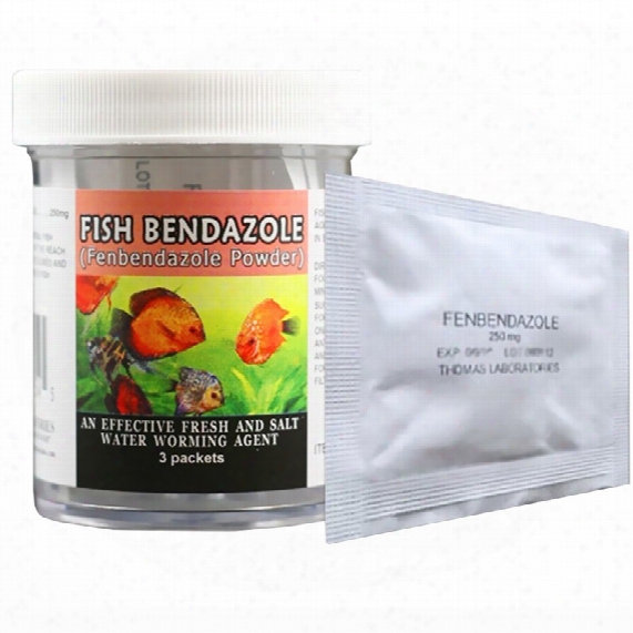 Fish Bendazole 250mg - Fenbendazole Powder (3 Packets)