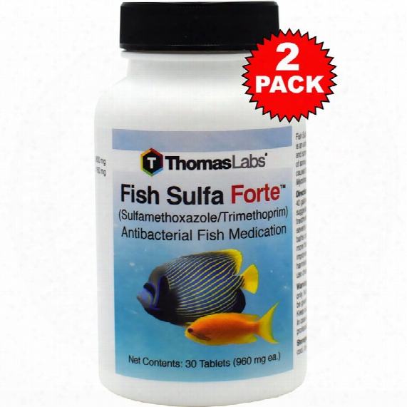 Fish Sulfa Forte (sulfamethoxazole / Trimethoprim) (60 Count)