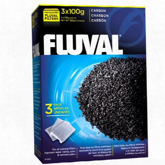 Fluval Carbon 300 Gram (3 Pack)