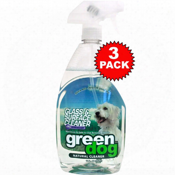 3-pack Green Pet Glass & Surface Cleaner (96 Fl. Oz.)