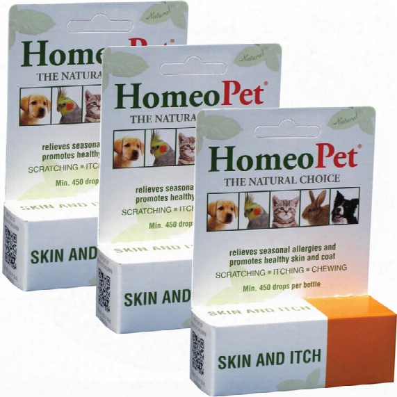 3 Pack Homeopet Skin And Itch Relief (45 Ml)
