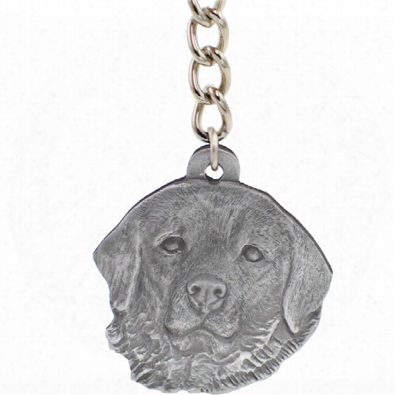 Dog Breed Keychain Usa Pewter - Great Pyrenees (2.5&quot;)