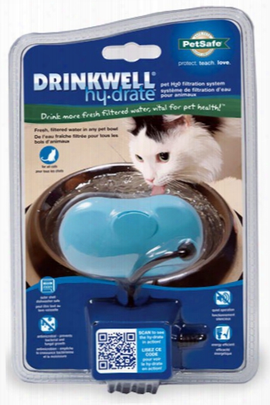Drinkwell Hy-drate Water Filtration System For Cats - Fresh Blue