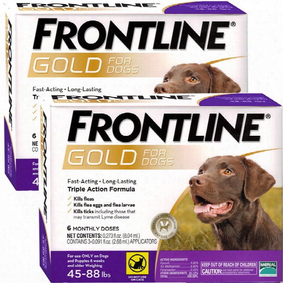 Frontline Gold For Dogs 45-88 Lbs - Purple (12 Month)