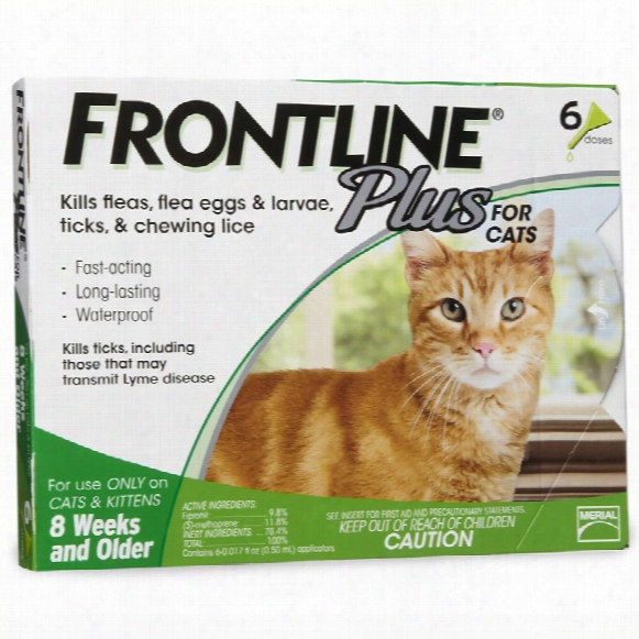 Frontline Plus For Cats - 6 Month