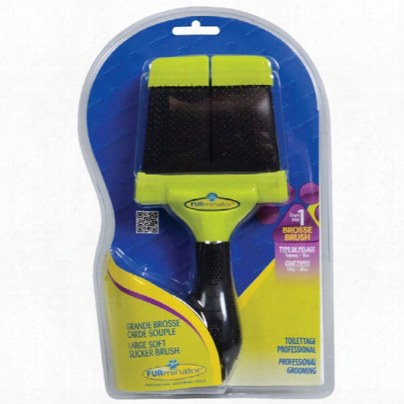 Furminator Soft Slicker Brush - Large