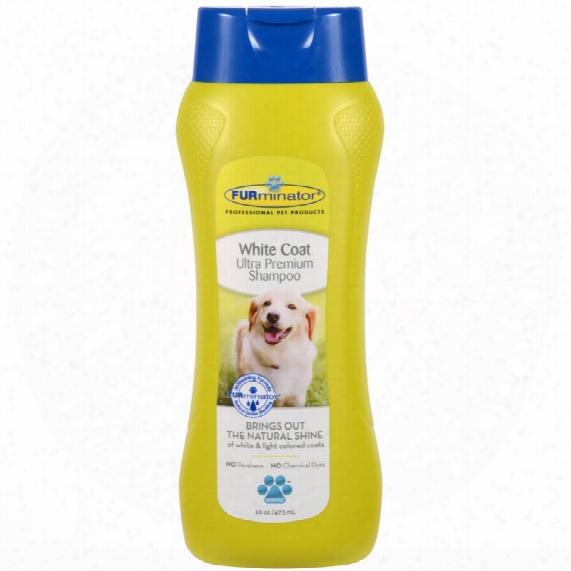 Furminator White Coat Ultra Premium Shampoo For Dogs (16 Oz)