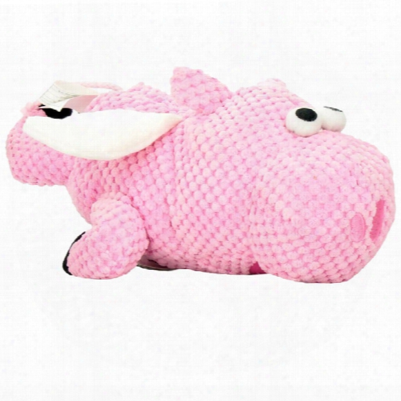 Godog Checkers Flying Pig With Chew Guard - Large