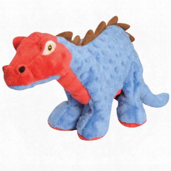 Godog Spike Plated Dinosaur With Chew Guard - Blue