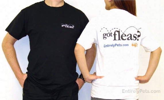Got Fleas? Black T-shirt