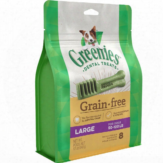 Greenies Grain Free Treat-pak - Large 8 Treats (12 Oz)