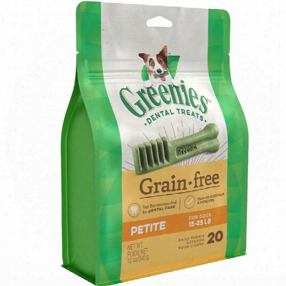 Greenies Grain Free Treat-pak - Petite 20 Treats (12 Oz)